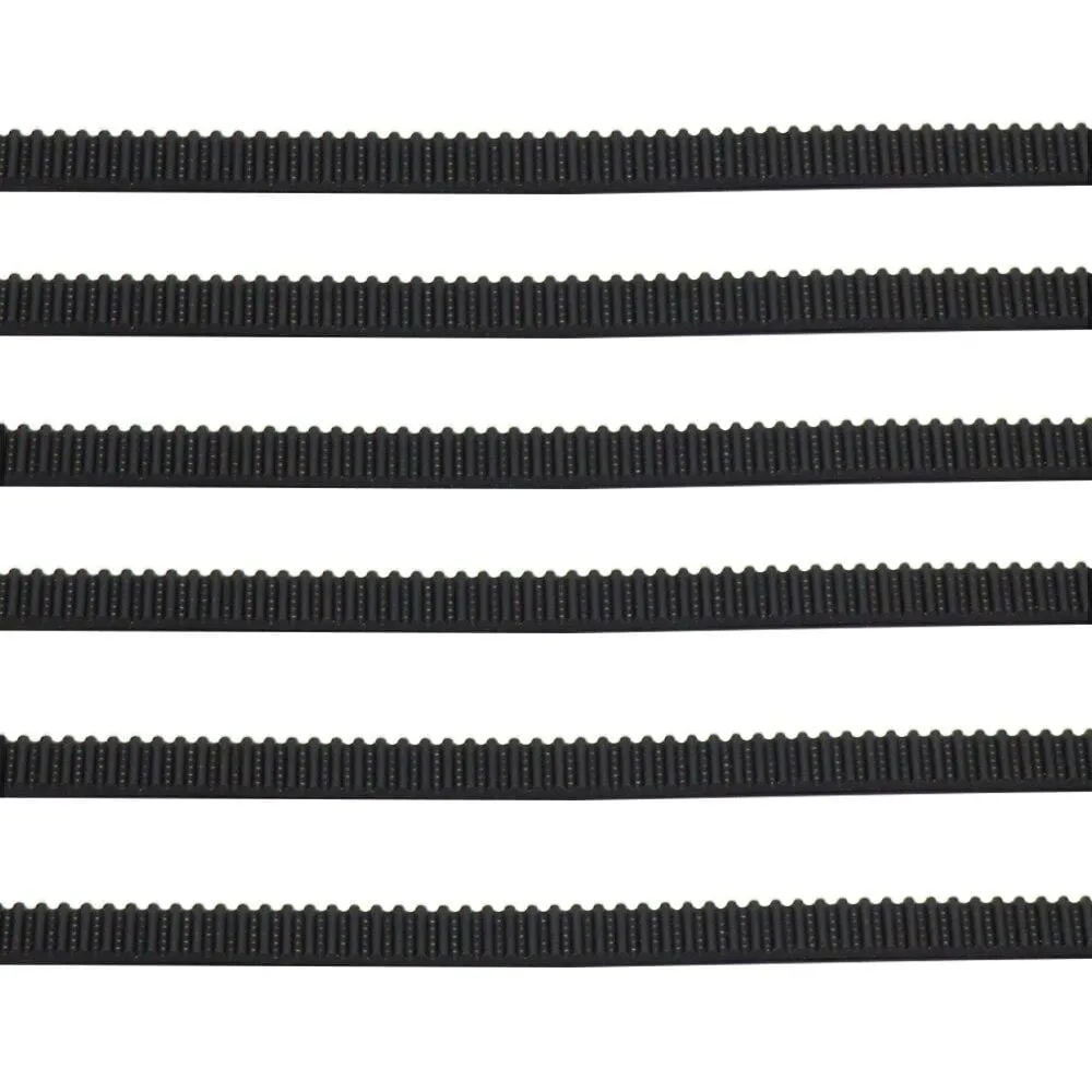 1m/2m/5m/10m/lot GT2-6mm open timing belt width 6mm  GT2 belt Rubber Aramid Fiber cut to length for 3D printer wholesale