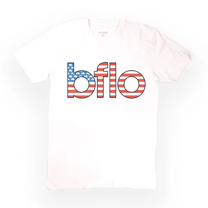 BFLO With Flag Design UV Color Changing Short Sleeve Shirt