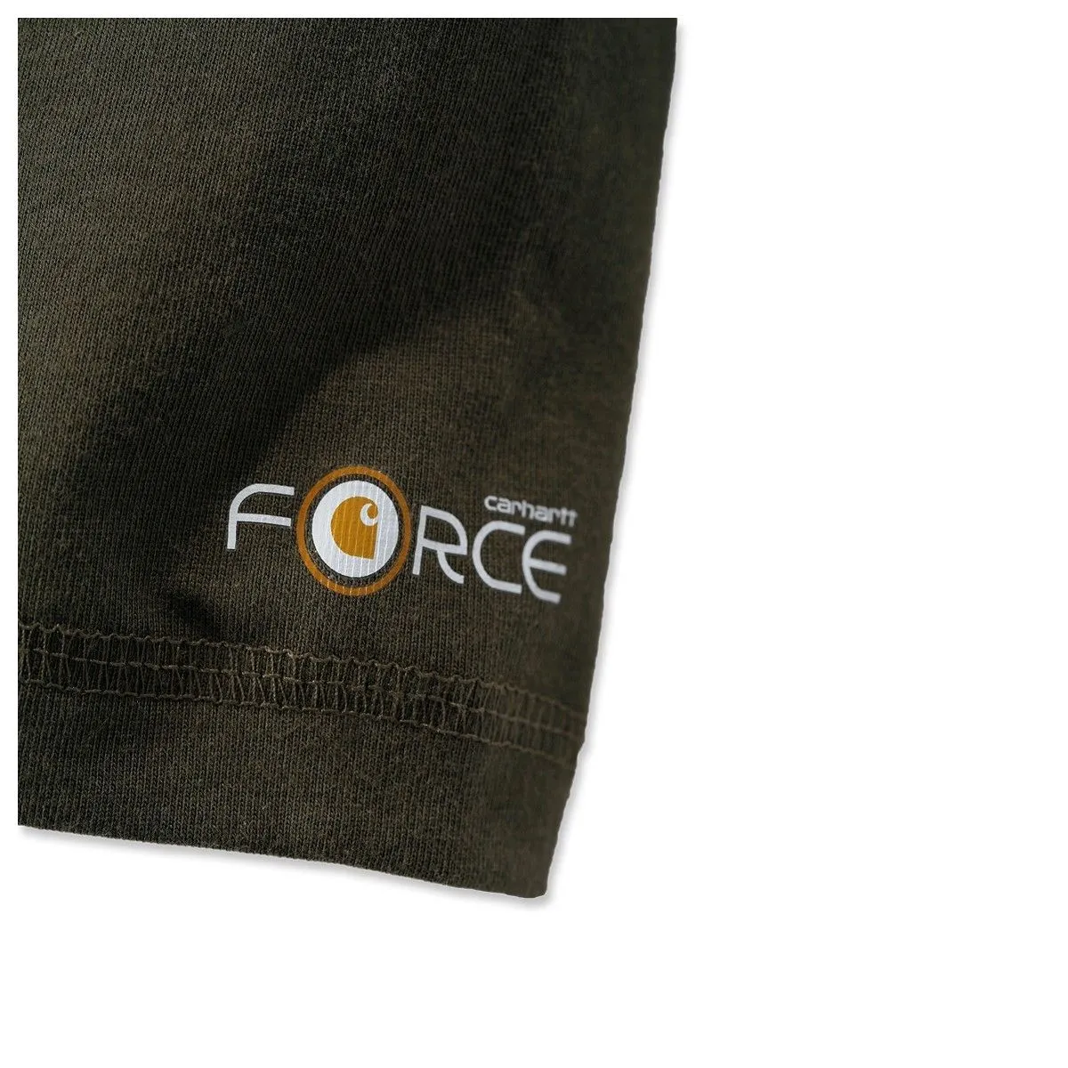 Carhartt&#x20;100410&#x20;Force&#x20;T-Shirt&#x20;Cotton&#x20;s&#x2F;s&#x20;-&#x20;Moss