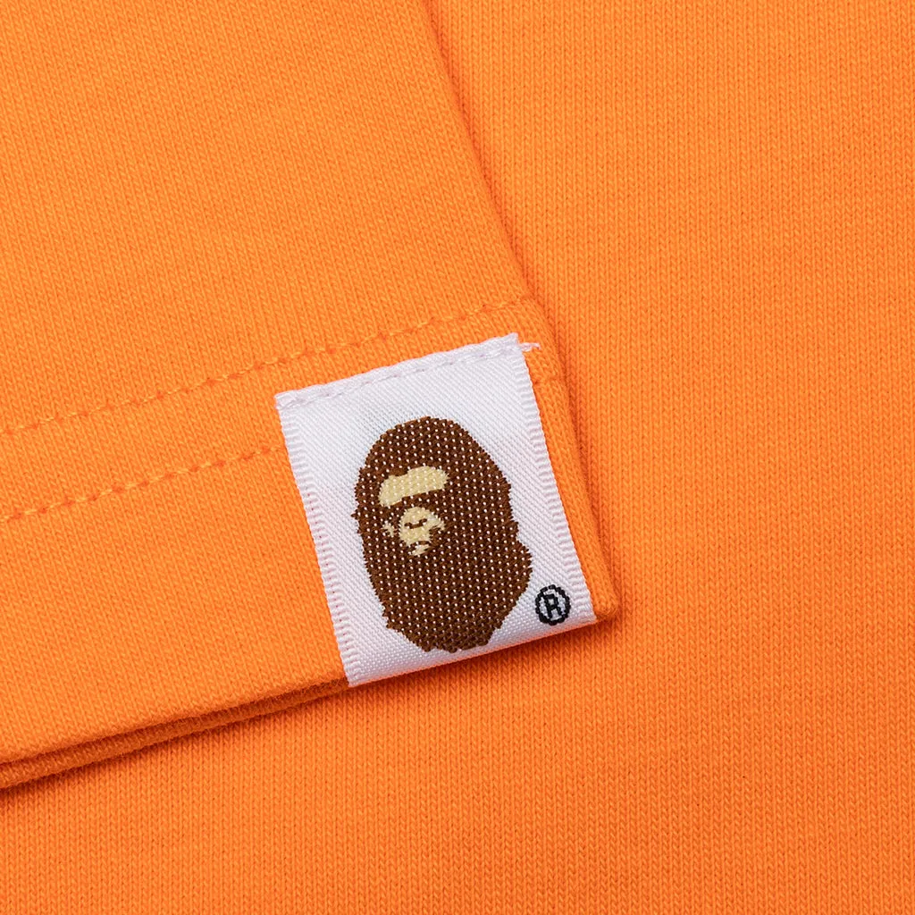 Comic Art Ape Head Relaxed Fit Tee - Orange