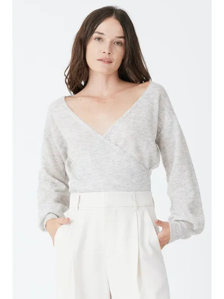 EMMA WRAP SWEATER