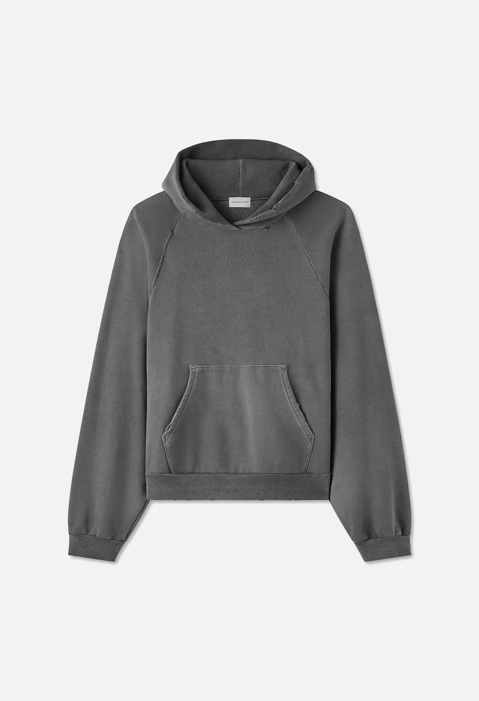 Folsom Cropped Raglan Hoodie / Vintage Black