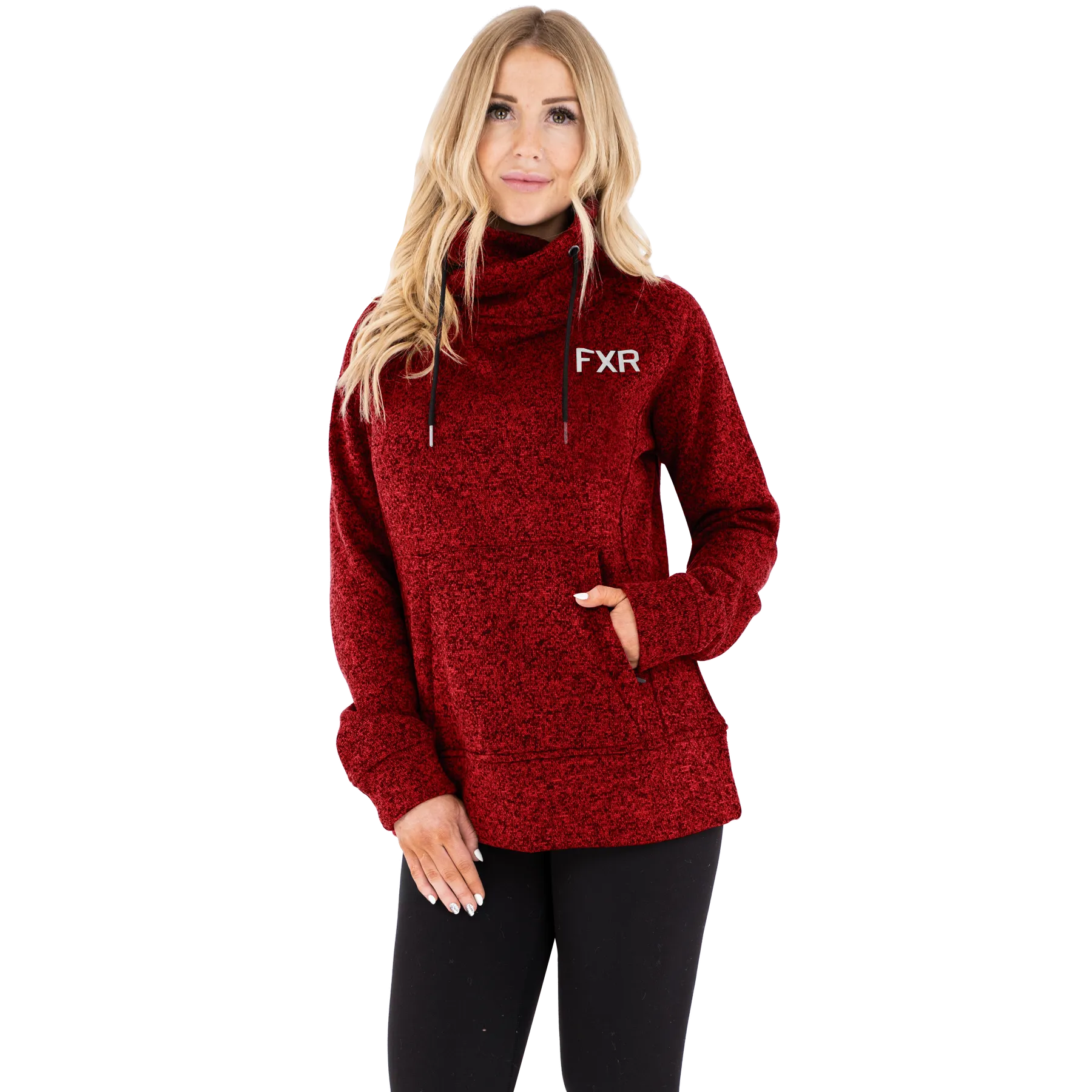 FXR Women's Ember Sweater Pullover Rust Heather/Grey