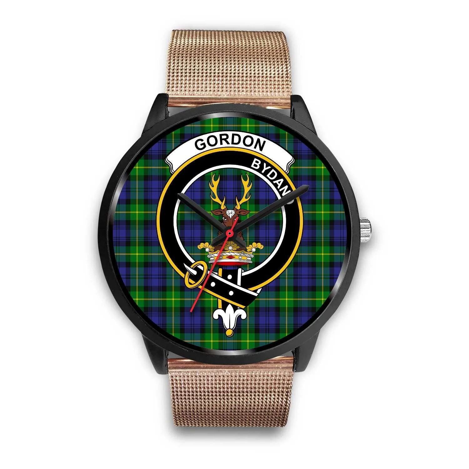 Gordon Modern Clan Badge Tartan Black Watch