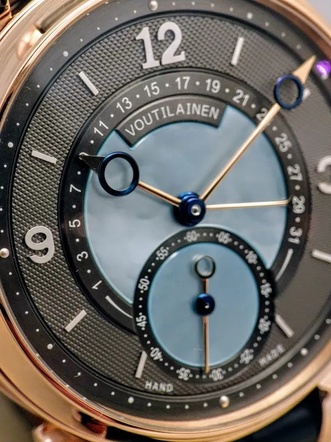 Kari Voutilainen Retrograde MOP Dial Rose Gold 39mm (SOLD)