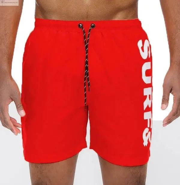 Men's Swim Shorts Elastic Waistband