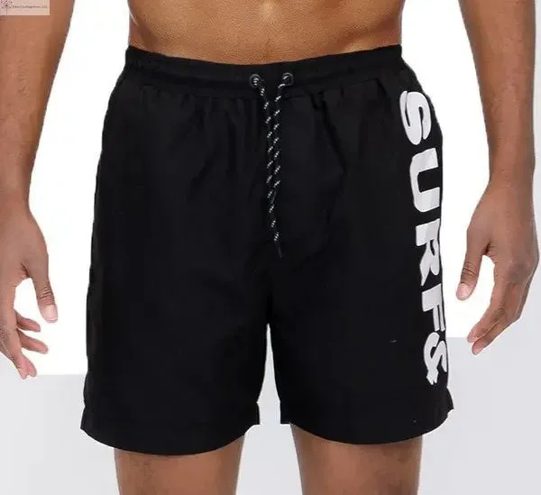 Men's Swim Shorts Elastic Waistband