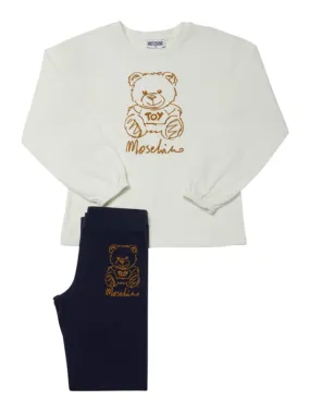 Moschino   Cotton long sleeve t-shirt &amp; leggings 