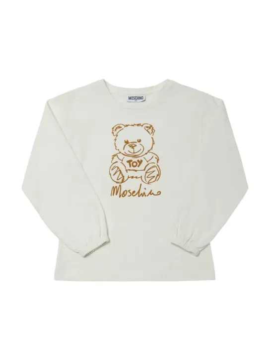 Moschino   Cotton long sleeve t-shirt &amp; leggings 