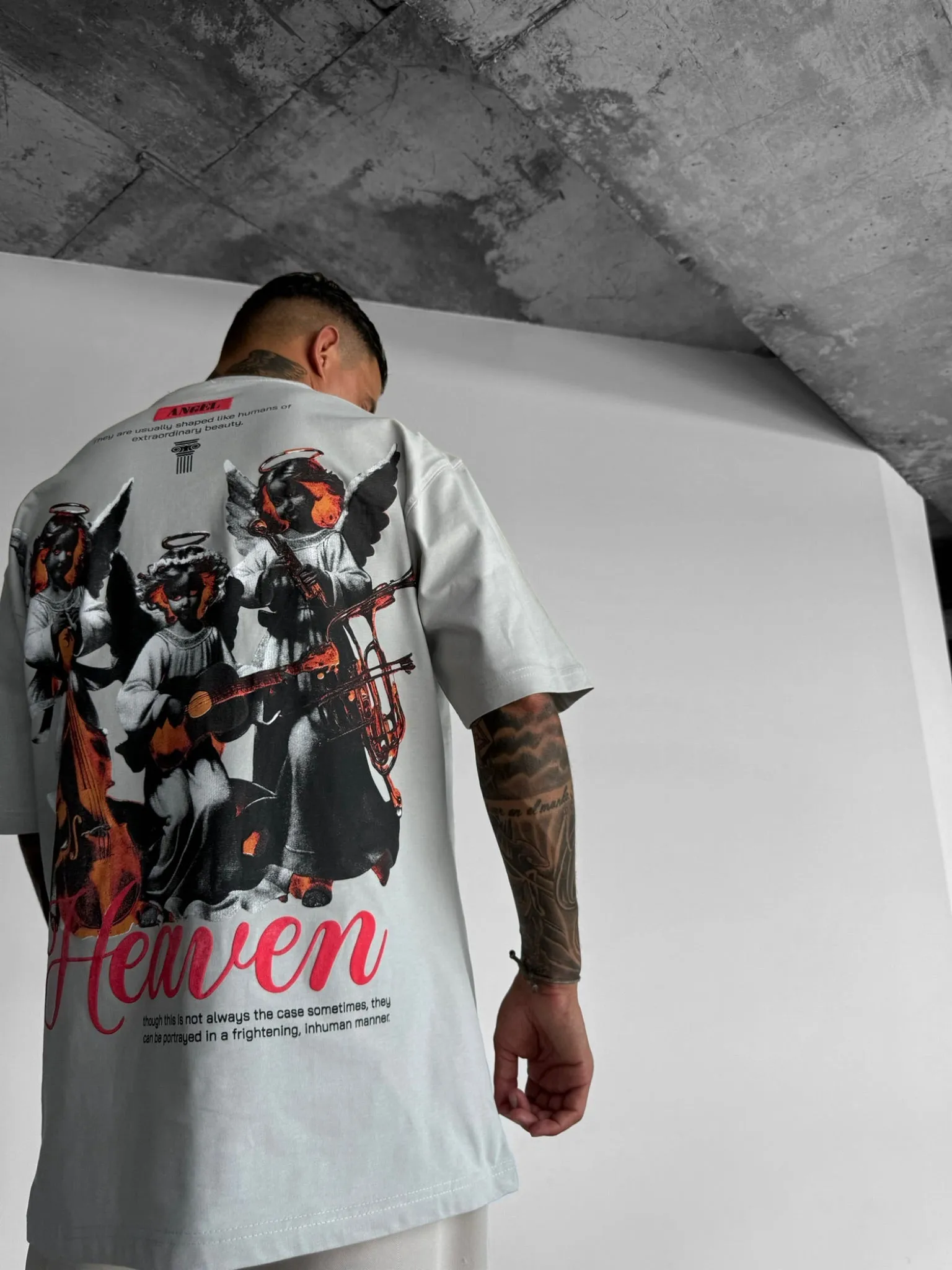 Oversize Heaven T-shirt - Grey