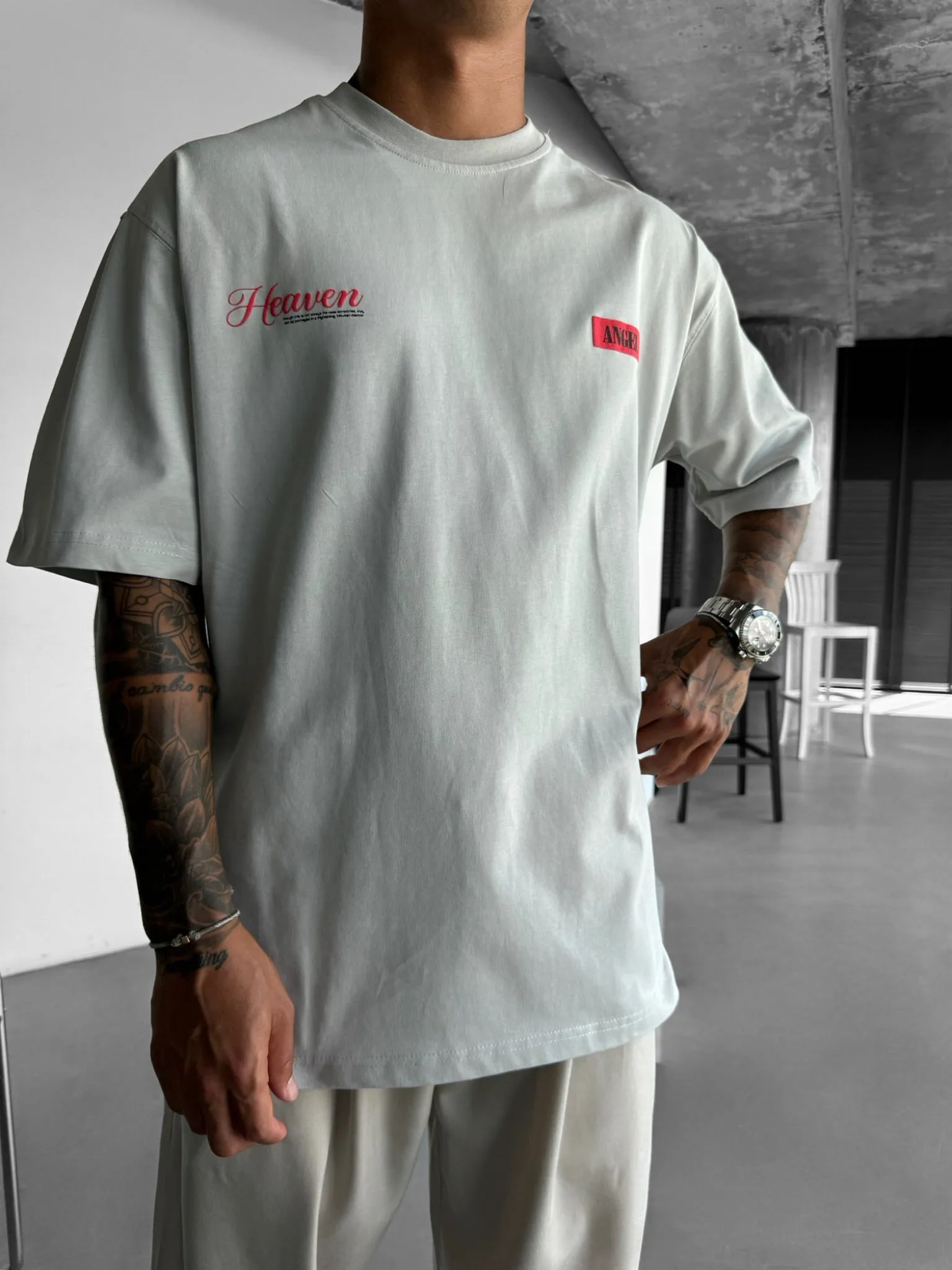 Oversize Heaven T-shirt - Grey