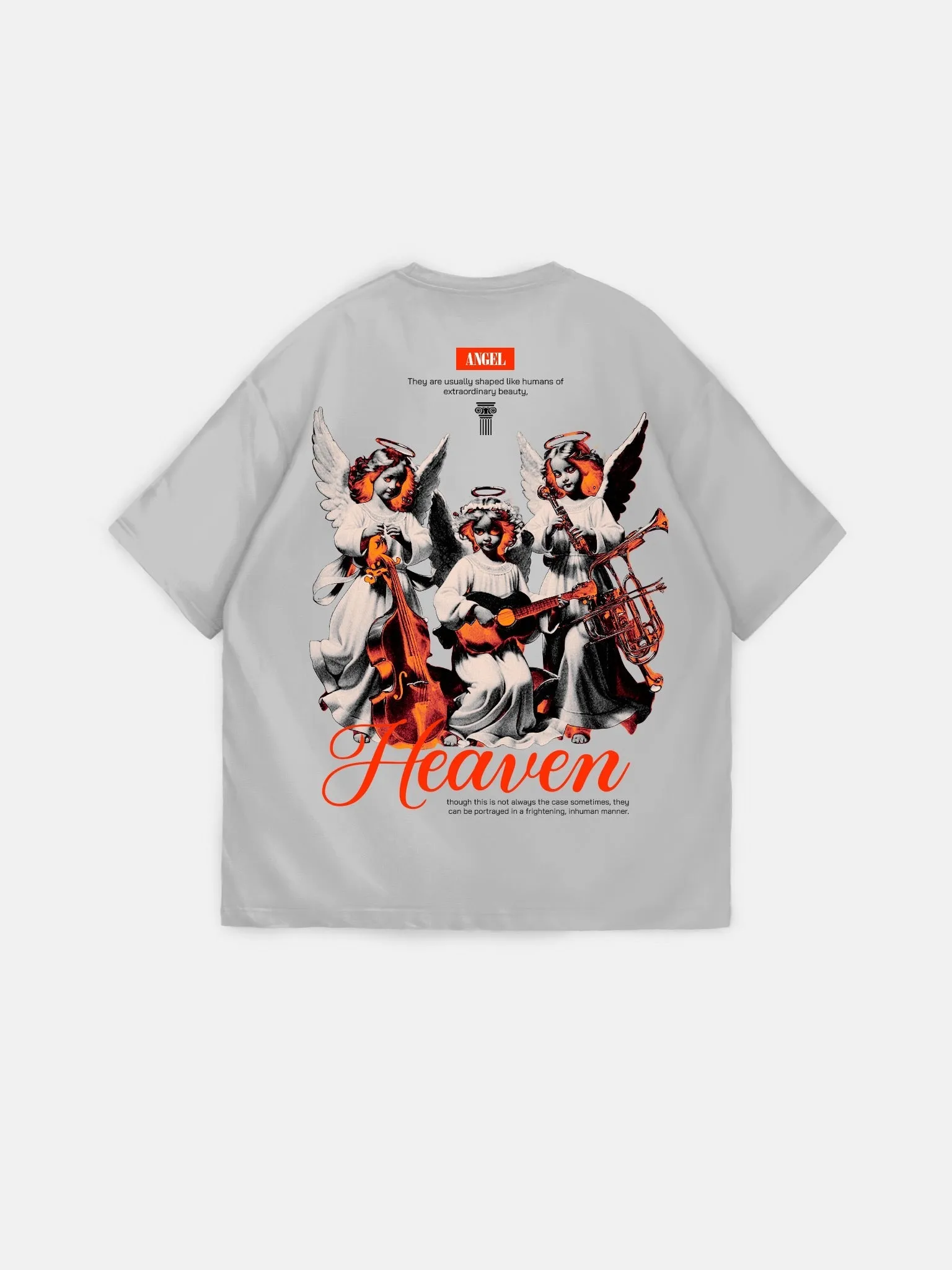 Oversize Heaven T-shirt - Grey