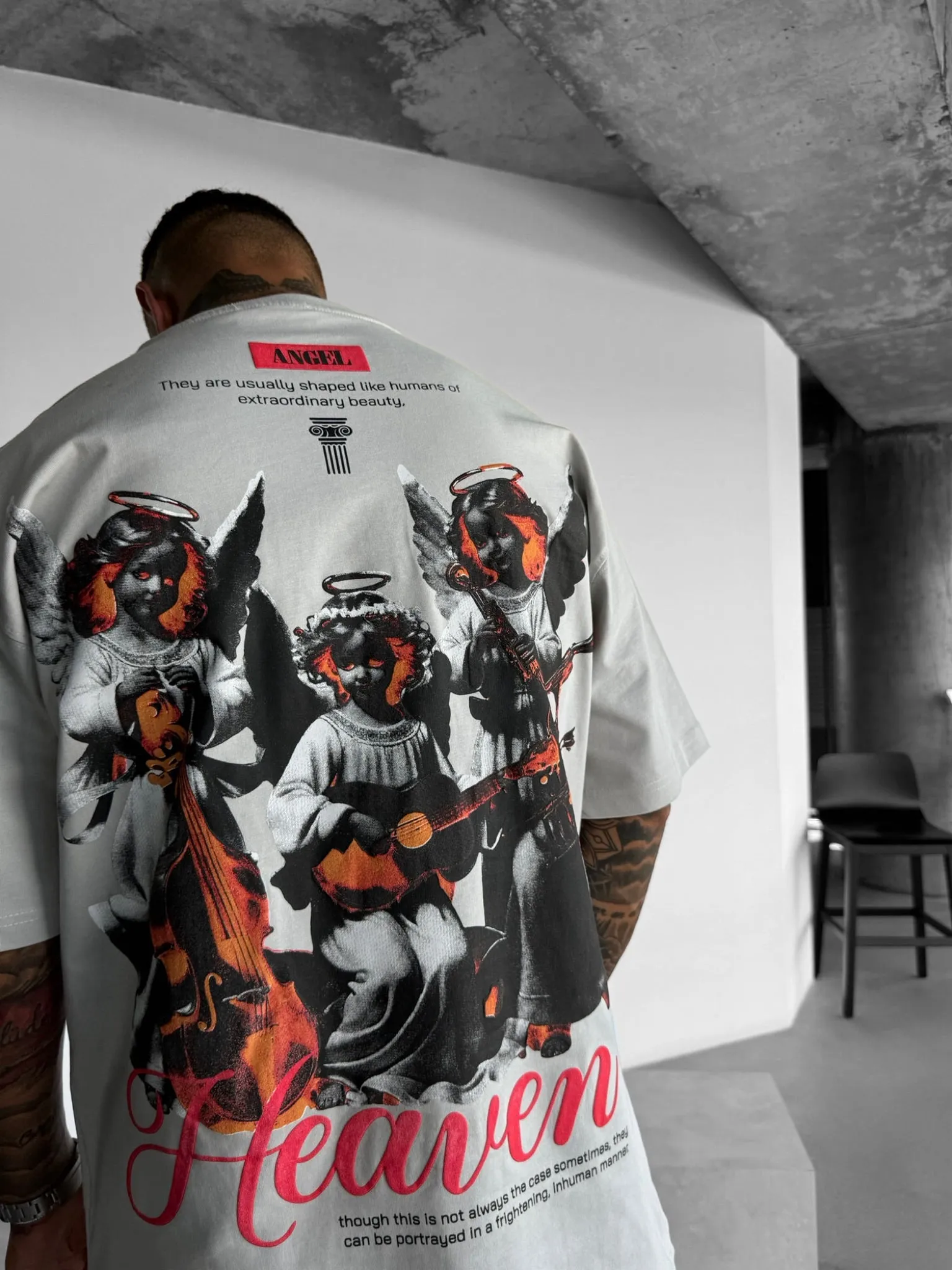 Oversize Heaven T-shirt - Grey