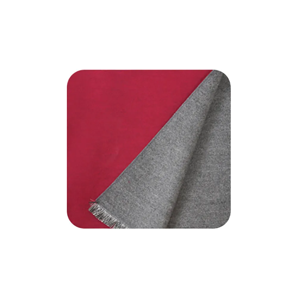 Reversible Frayed Oblong Scarf