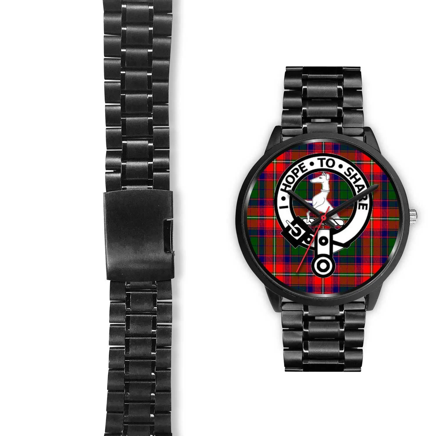 Roxburgh District Clan Badge Tartan Black Watch