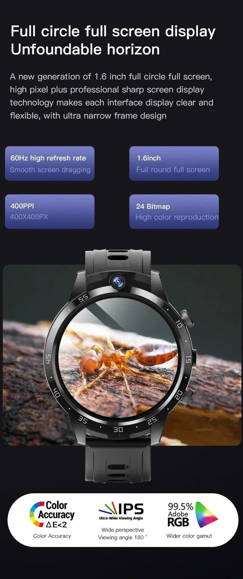 VALDUS 4G Android Phone Smart Watch X600S GPS WIFI One Click SOS Health Measurement Womens Mens X600S Round Smartwatch